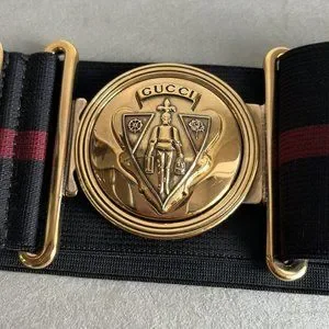 Gucci | Accessories | Gucci Knight Black And Red Striped  display picture 1